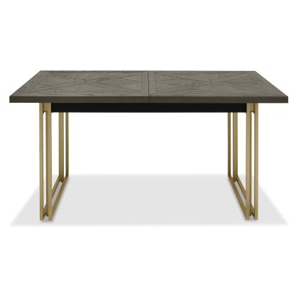 Athens Fumed Oak 4-6 Seater Extending Dining Table by Bentley Designs