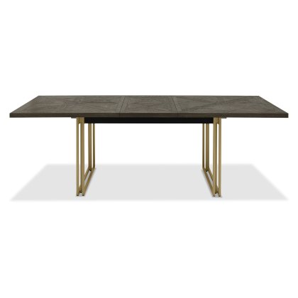 Athens Fumed Oak 6-8 Seater Extending Dining Table by Bentley Designs