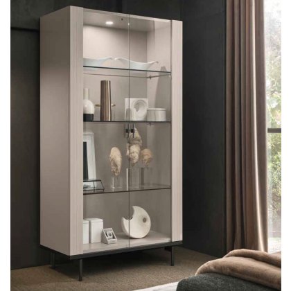 Claire 2 Door Display Cabinet by ALF Italia