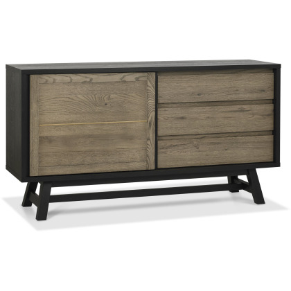 Regent Weathered Oak Wide Sideboard by Bentley Designs Regent Weathered Oak Wide Sideboard by Bentley Designs