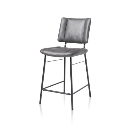 Tatum Bar Chair (Anthracite) by Habufa