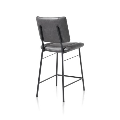 Tatum Bar Chair (Anthracite) by Habufa