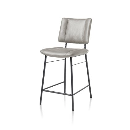Tatum Bar Chair (Light Grey) by Habufa