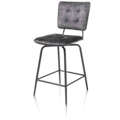 Manou Bar Chair (Anthracite) by Habufa