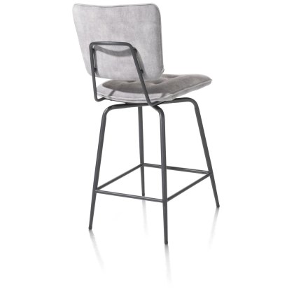 Manou Bar Chair (Light Grey) by Habufa