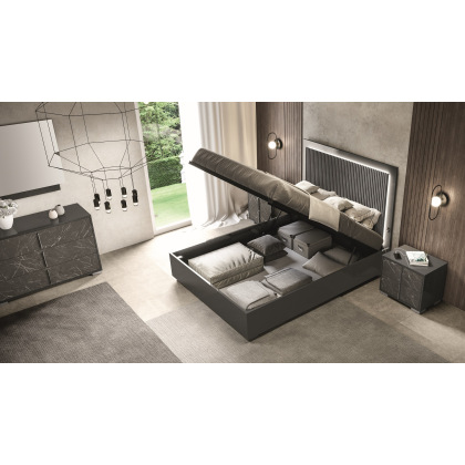 Sky Superking Bedframe with Lift Storage by Euro Designs