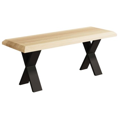 Reno 120cm Dining Bench ('X' Leg) by Bell & Stocchero