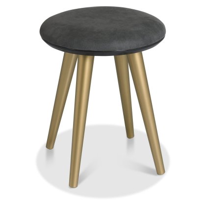 Sienna Fumed Oak Stool by Bentley Designs