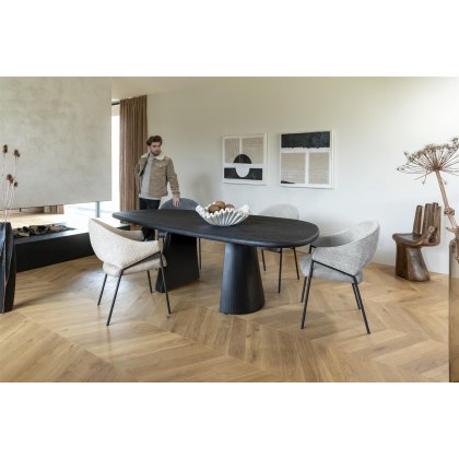 Arawood 140 x 140cm Round Dining Table (Natural) by Habufa
