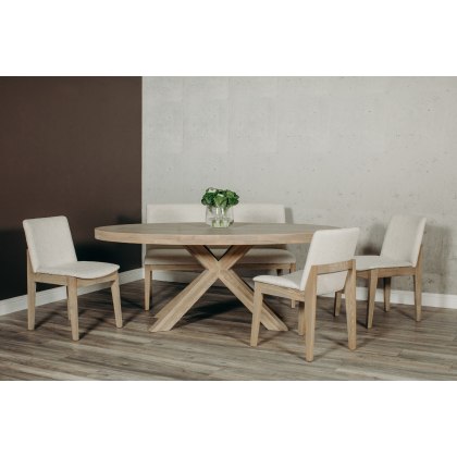 Falco Short Bench (Choice of 2 Colours) by Vida Living