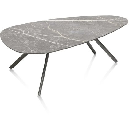 Minato 100 x 60cm Coffee Table (Light Grey Finish) by Habufa