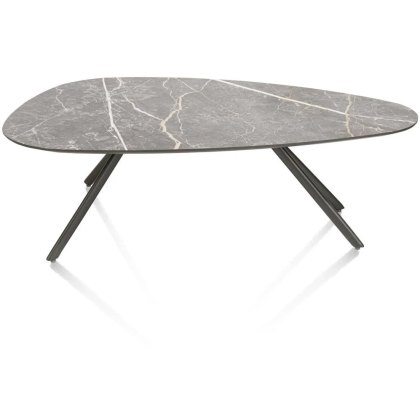 Minato 100 x 60cm Coffee Table (Light Grey Finish) by Habufa