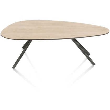 Minato 100 x 60cm Coffee Table (Light Oak Natural Finish) by Habufa