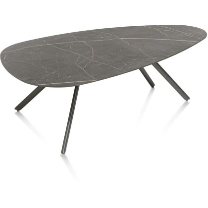 Minato 100 x 60cm Coffee Table (Onyx Finish) by Habufa