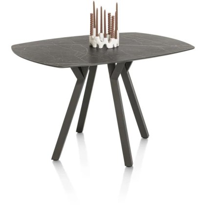 Minato 150 x 105cm Oval Bar Table (Onyx Finish) by Habufa