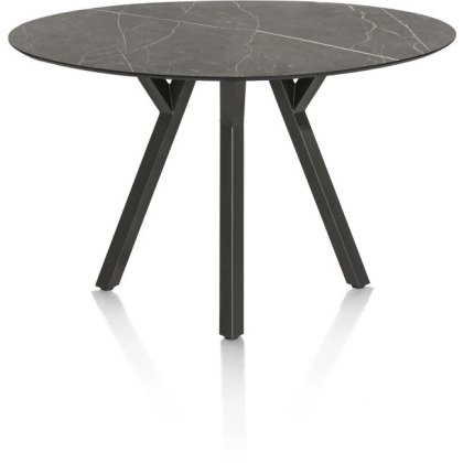 Minato 180 x 100cm Ellipse Bar Table (Onyx Finish) by Habufa