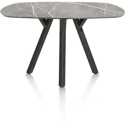 Minato 200 x 105cm Oval Bar Table (Light Grey Finish) by Habufa