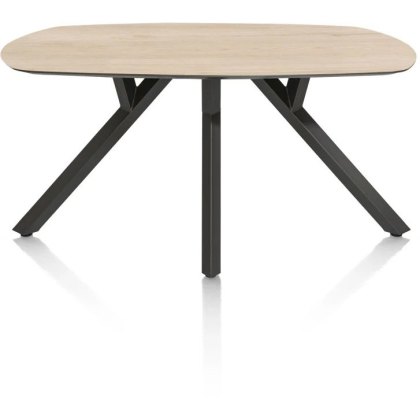 Minato 200 x 105cm Oval Dining Table (Light Natural Oak Finish) by Habufa