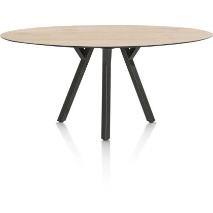 Minato 240 x 110cm Oval Bar Table (Light Oak Natural Finish) by Habufa