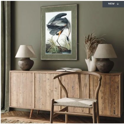 Vintage Blue Heron