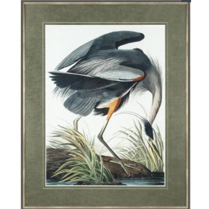 Vintage Blue Heron