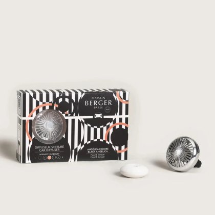 Car Diffuser Illusion Silver Black Angel