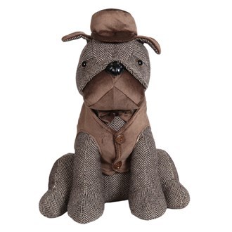 Pug With Hat Doorstop