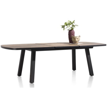 Avalox 190-250 x 110cm Oval Extending Dining Table by Habufa