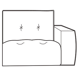 Gravina Small Armchair Section 93cm (Right) by Italia Living