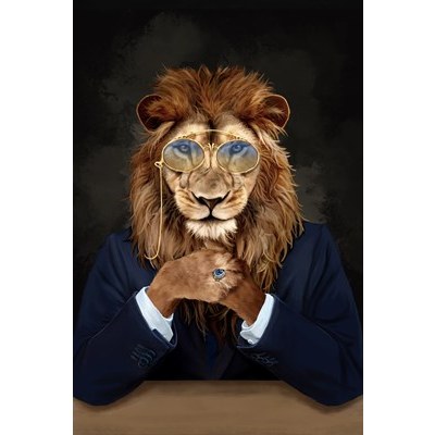 Canvas Oil Dapper Lion 60x90cm
