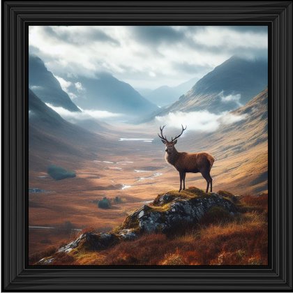Stag On Hills