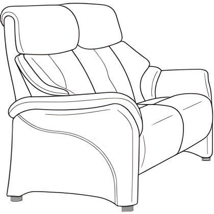 Chester 2 Seater Fixed Sofa (4247-10) by Himolla Chester 2 Seater Fixed Sofa (4247-10) by Himolla