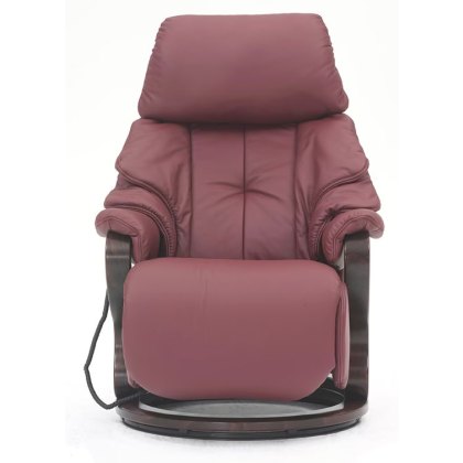 Chester Midi Electric Swivel Recliner Lounge Chair (8946-27Z) by Himolla