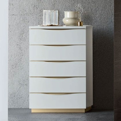 Kharma 5 Drawer Tall Chest by Camel Group