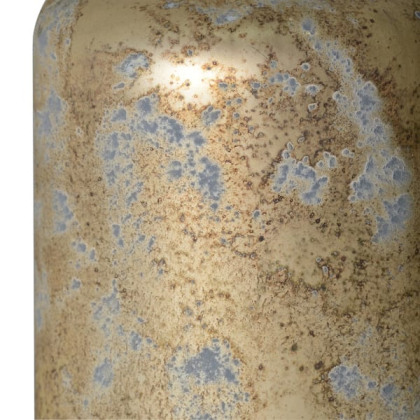 Gold Deco Lamp Cream Shade