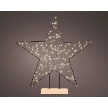 Micro Led Frame Light Metal Star 58cm