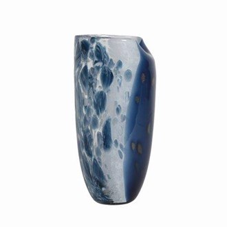 Blue Lip Vase 31cm