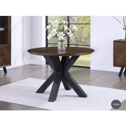 Sierra 110cm Round Dining Table