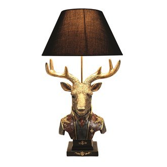 Stag Lamp 36x62cm