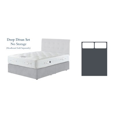 Jade Mattress & True Edge Deep Divan Set by Harrison Spinks