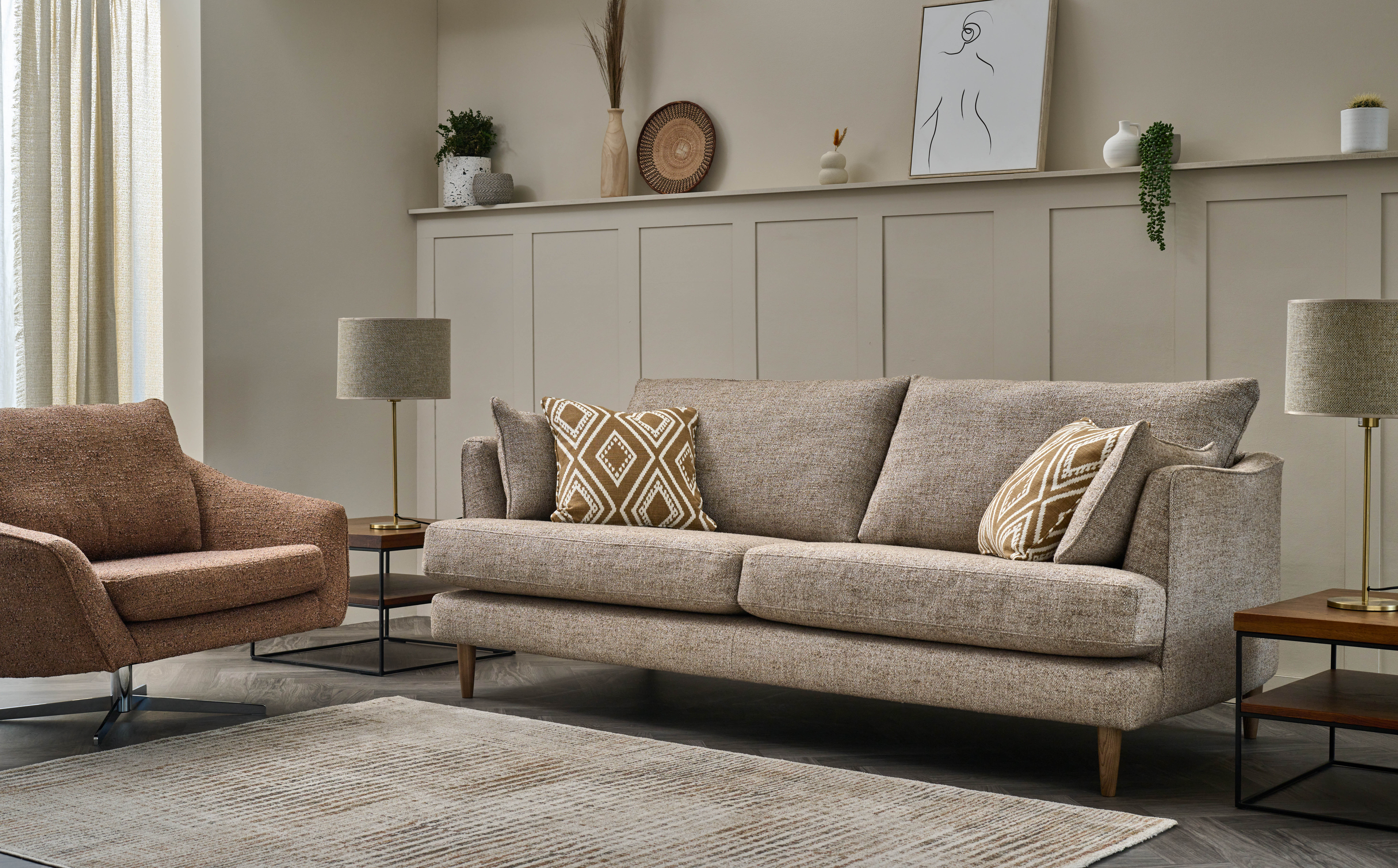 Bowie 3 Seater Sofa by Ashwood