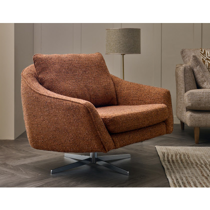Bowie Lounge Swivel Chair by Ashwood