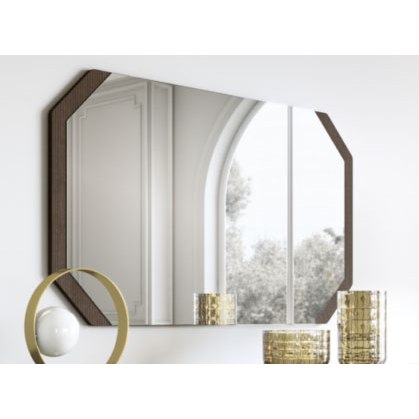 Hexagon Mirror by Status of Italy