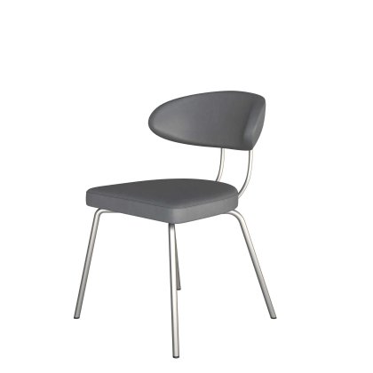 Margot Dining Chair by HND (Grey Faux Leather)