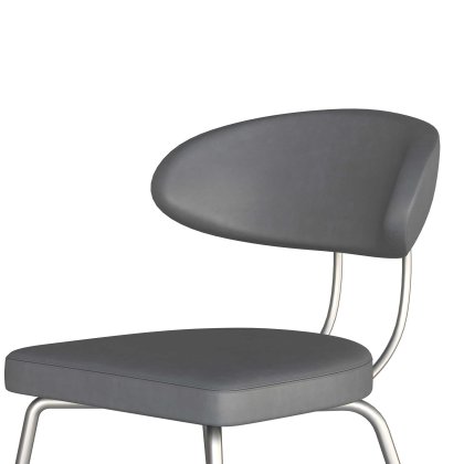 Margot Dining Chair by HND (Grey Faux Leather)