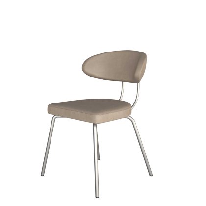 Margot Dining Chair by HND (Taupe Faux Leather)