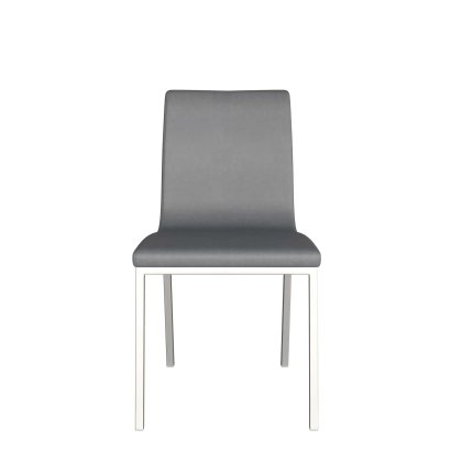 Audrey Dining Chair by HND (Grey Faux Leather)