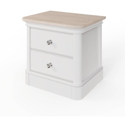 Chatsworth Wide 2 Drawer Bedside Chatsworth Wide 2 Drawer Bedside