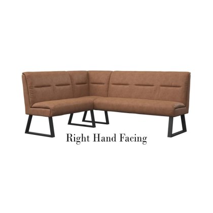 Nino Tan Corner Dining Bench (Left or Right Hand Facing)