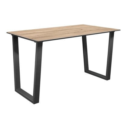 Nino 140 x 80cm Dining Table Oak Effect Ceramic Dining Table Nino 140 x 80cm Dining Table Oak Effect Ceramic Dining Table